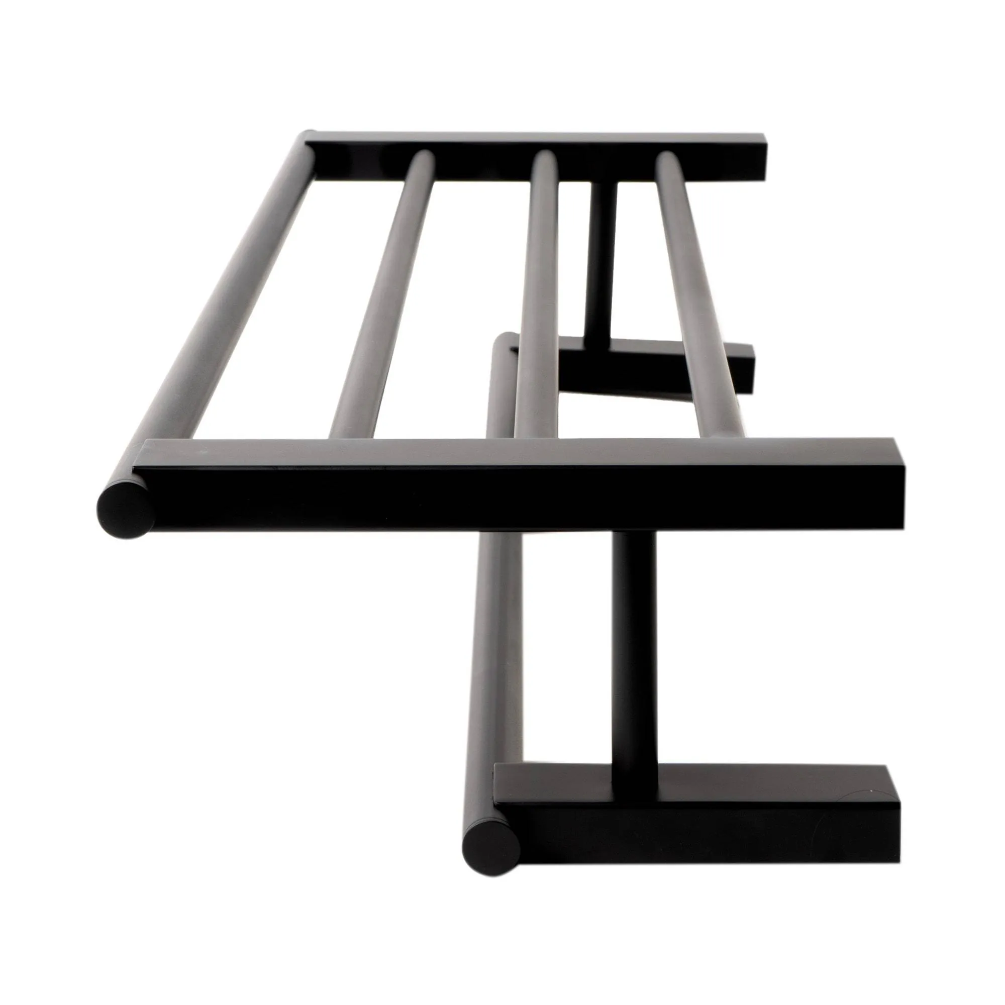 ALFI Brand AB9564-BM Black Matte 26" Towel Bar & Shelf