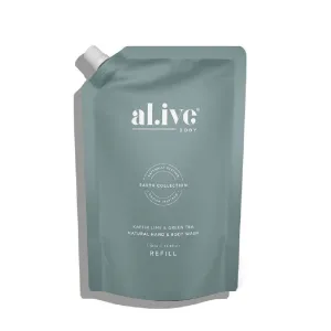 Al.ive Wash Refill 1L - Kaffir Lime & Green Tea