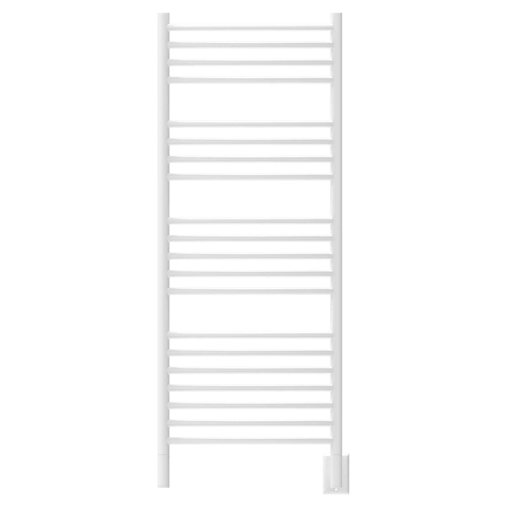 Amba DCW Jeeves Model D Curved 20 Bar Hardwired Towel Warmer in White