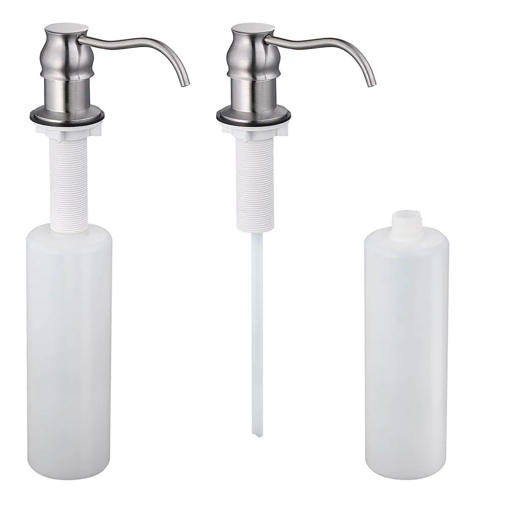 Aquaterior Soap Dispenser for Kitchen Sink Liquid 13.5oz