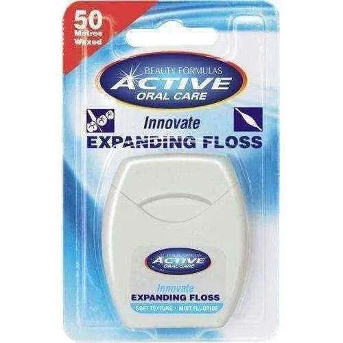 BEAUTY Formulas Dental floss with fluoride mint Intumescent 50m