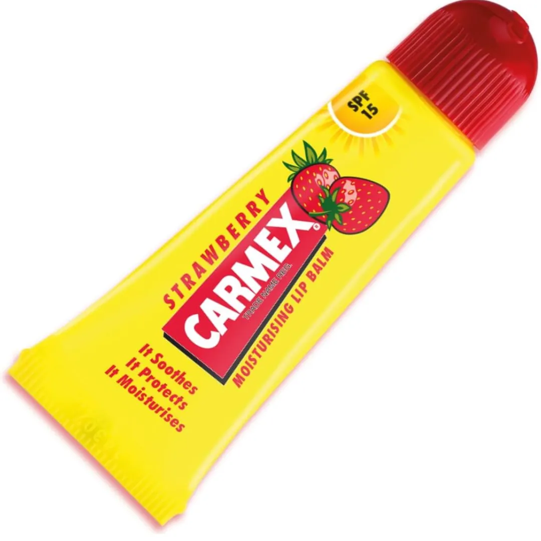 Carmex Strawberry Lip Balm Tube 10G (T)