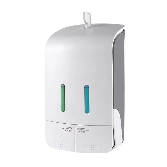 Double Hole Manual Push Soap Dispenser