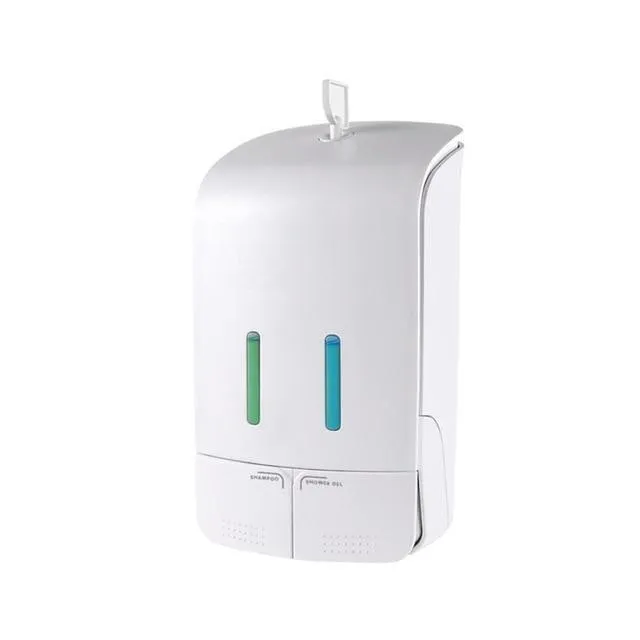 Double Hole Manual Push Soap Dispenser