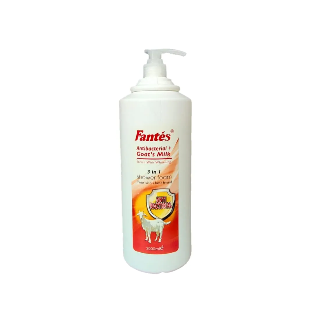 Fantes Shower Foam Goats Milk 1800ML Antibacterial