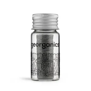 Georganics Vegan Corn Starch Dental Floss - Activated Charcoal