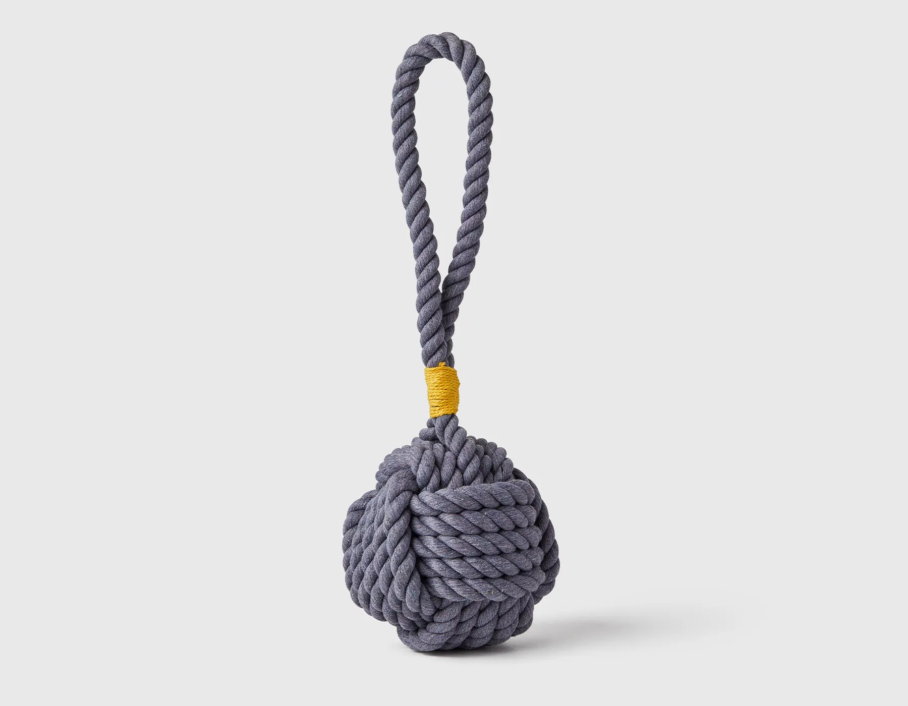 Grey Celtic Knot Tie Rope Dog Toy