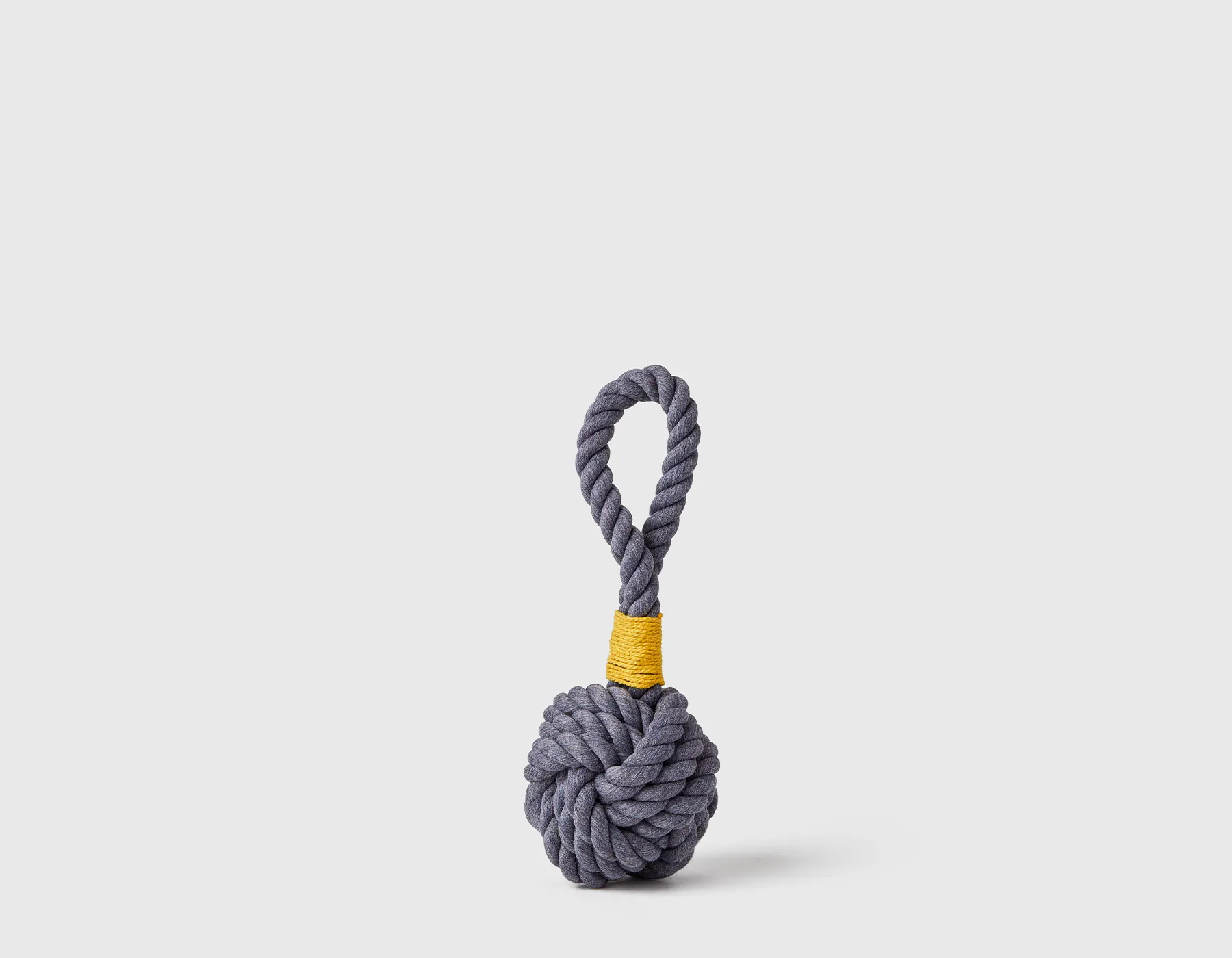 Grey Celtic Knot Tie Rope Dog Toy