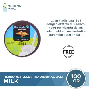 Herborist Lulur Tradisional Bali Milk 100 Gr - Melembabkan dan Mencerahkan Kulit