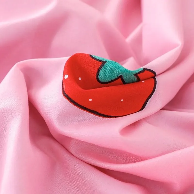 Japanese Strawberry Flavour Bedding Set