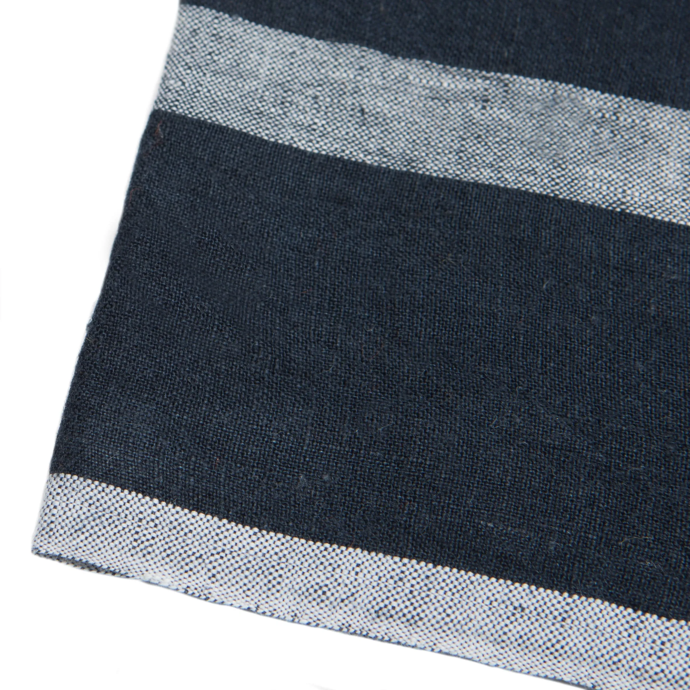 Laundered Linen Kitchen Towels Indigo & White, Set of 2