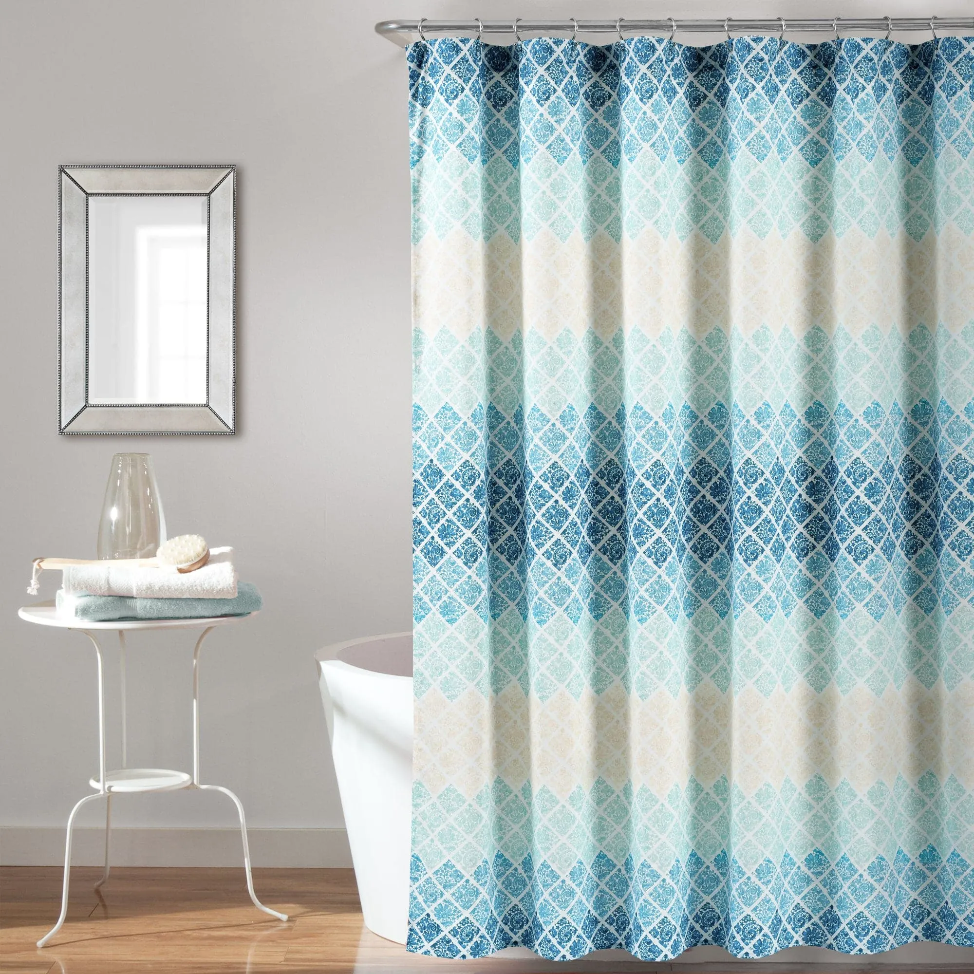 Medallion Ombre Shower Curtain