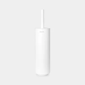 MindSet Toilet Brush & Holder- Mineral Fresh White- Silicon Head