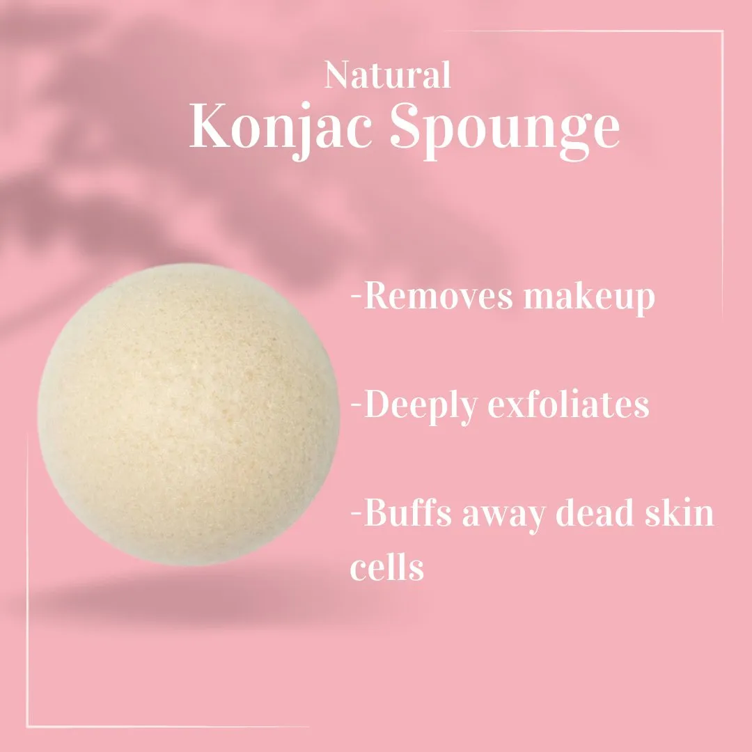 Natural Fibre Konjac Facial Sponge