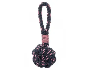 Navy and Pink Celtic Knot Rope Dog Toy