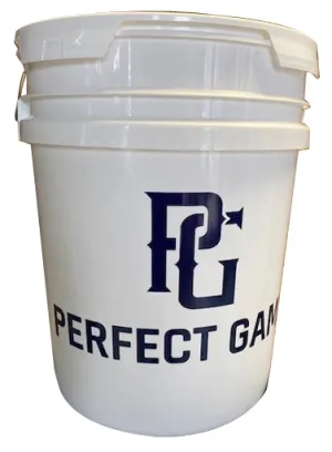 PG Baseball Bucket - 5 Gallon White