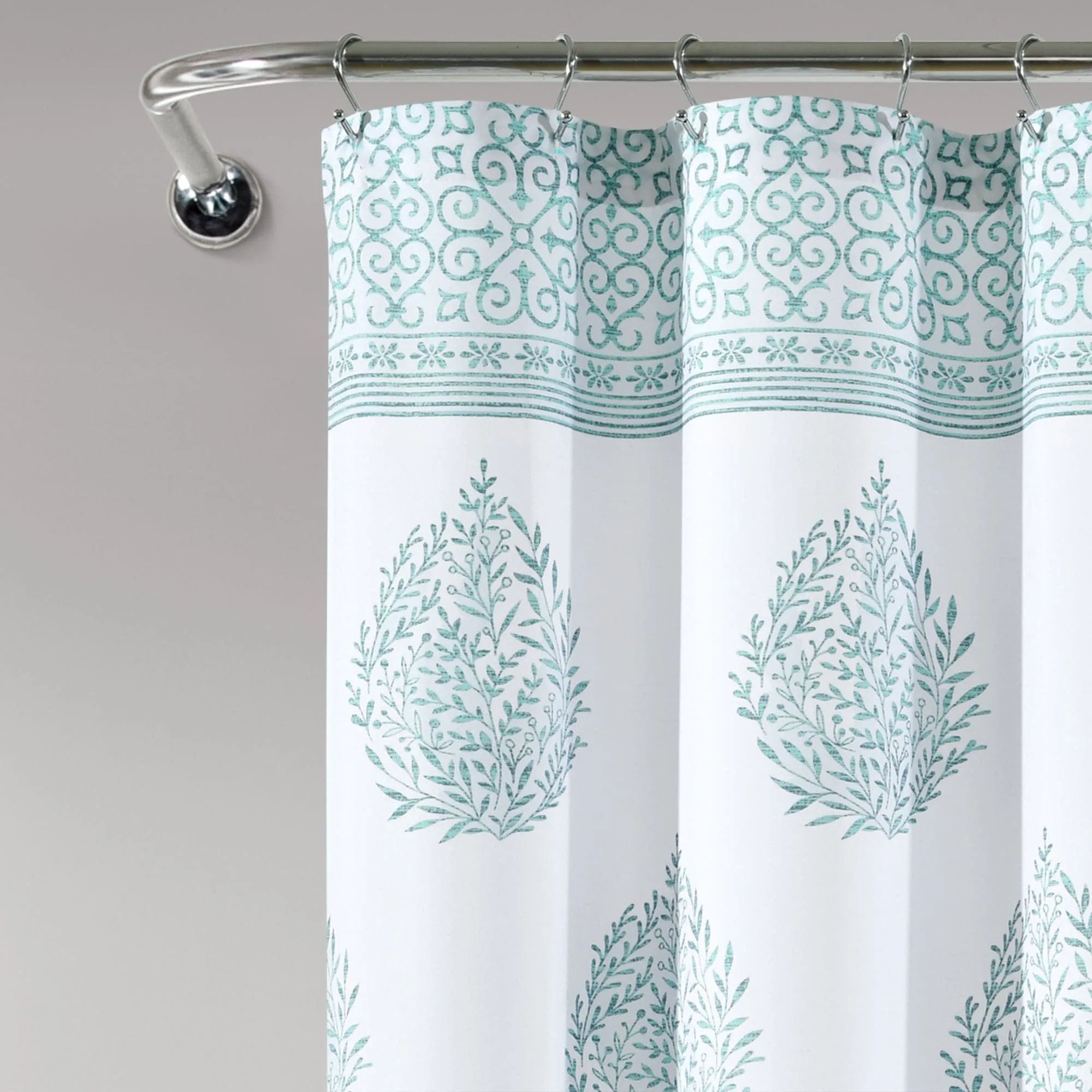 Teardrop Leaf Shower Curtain