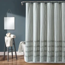 Vintage Stripe Yarn Dyed Shower Curtain