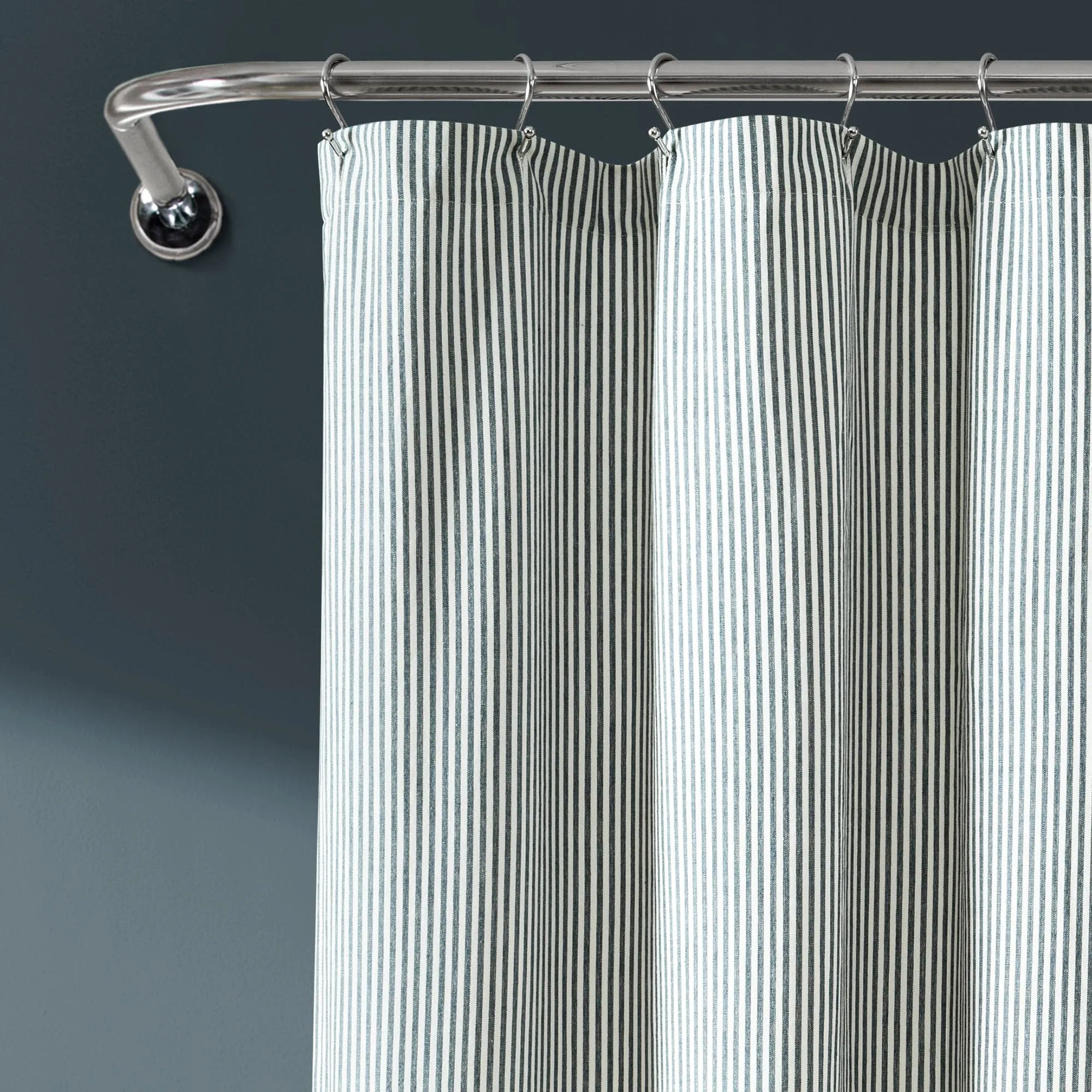 Vintage Stripe Yarn Dyed Shower Curtain