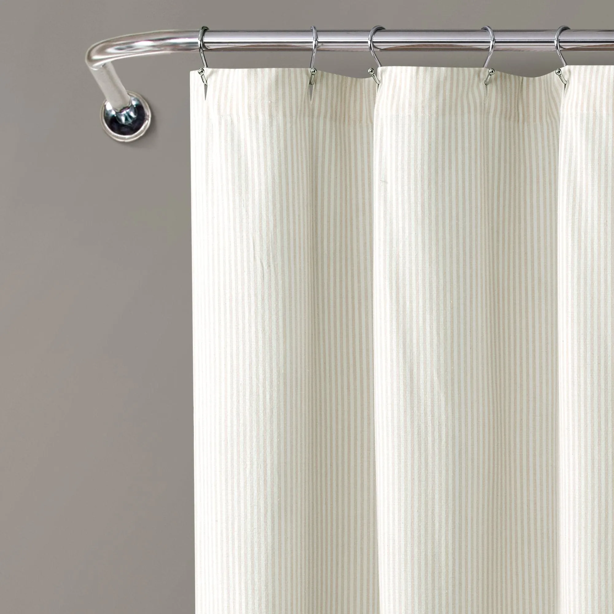 Vintage Stripe Yarn Dyed Shower Curtain