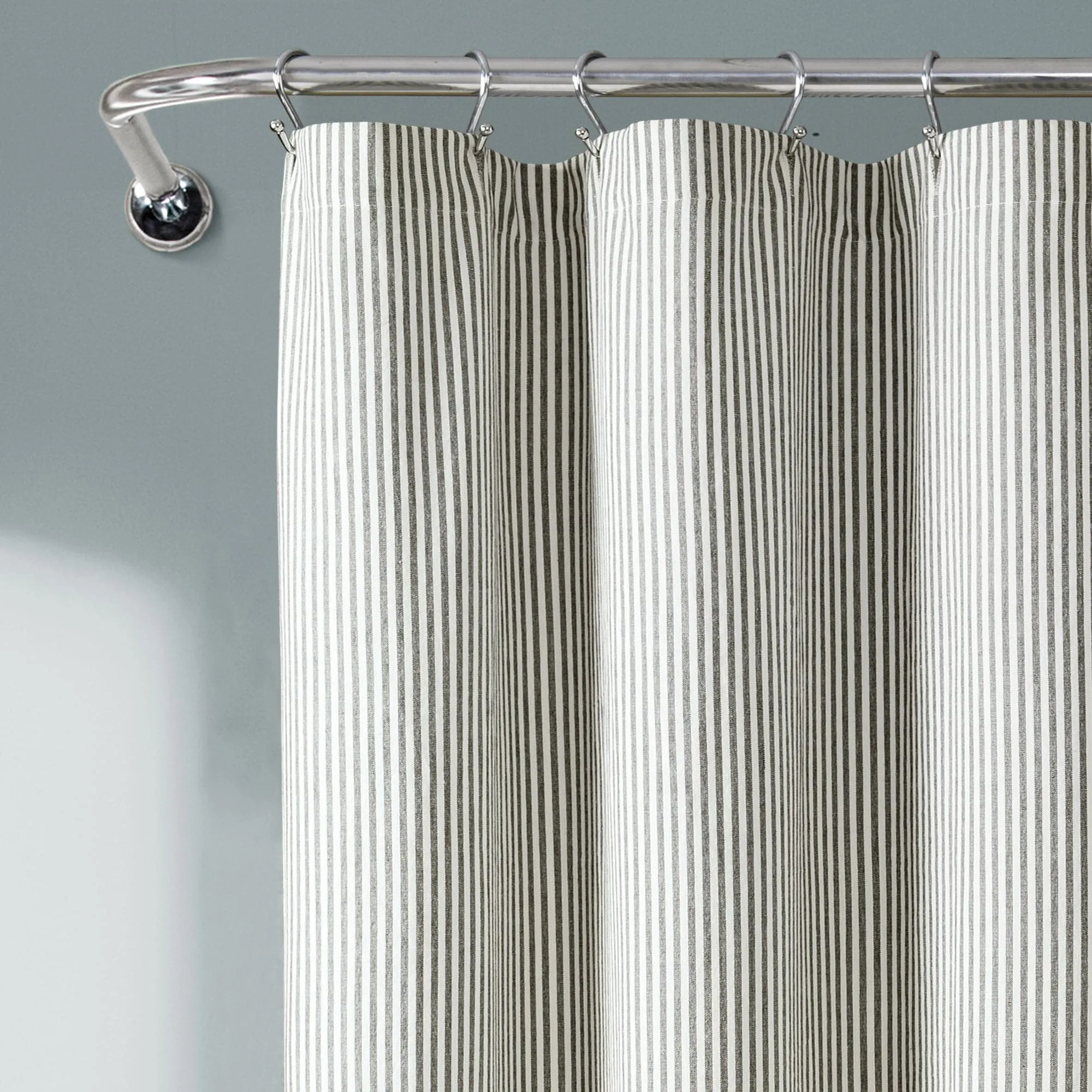 Vintage Stripe Yarn Dyed Shower Curtain