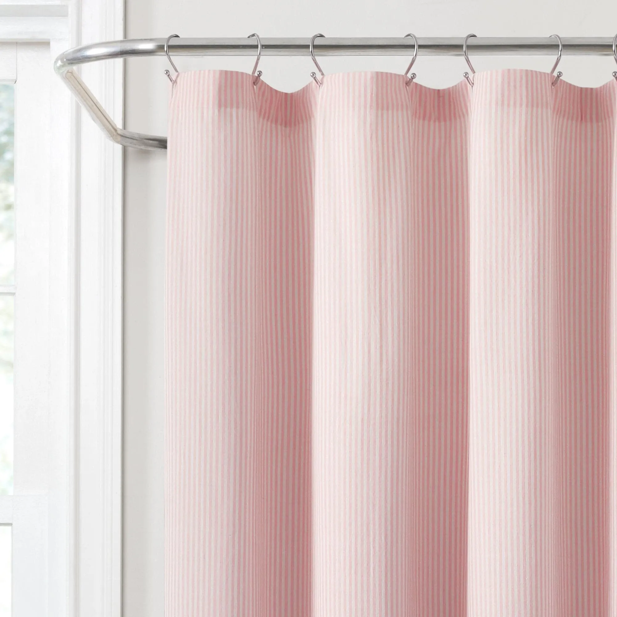 Vintage Stripe Yarn Dyed Shower Curtain